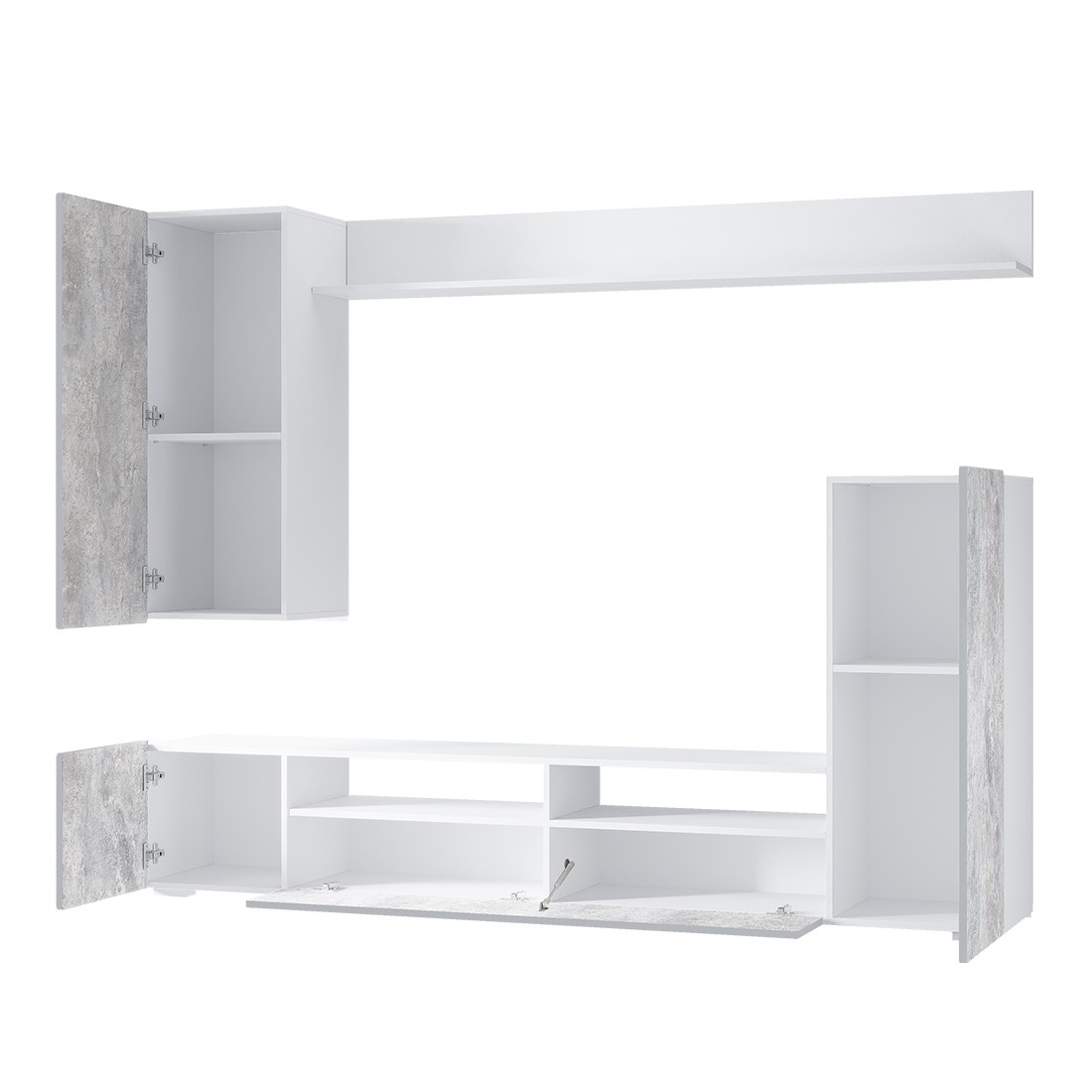 "Диаманд" Гостиная Цемент светлый