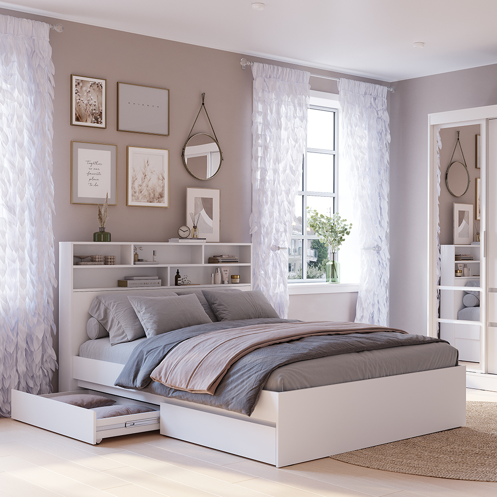 "Симпл" Стеллаж-полка СП-03 1,20 Белый