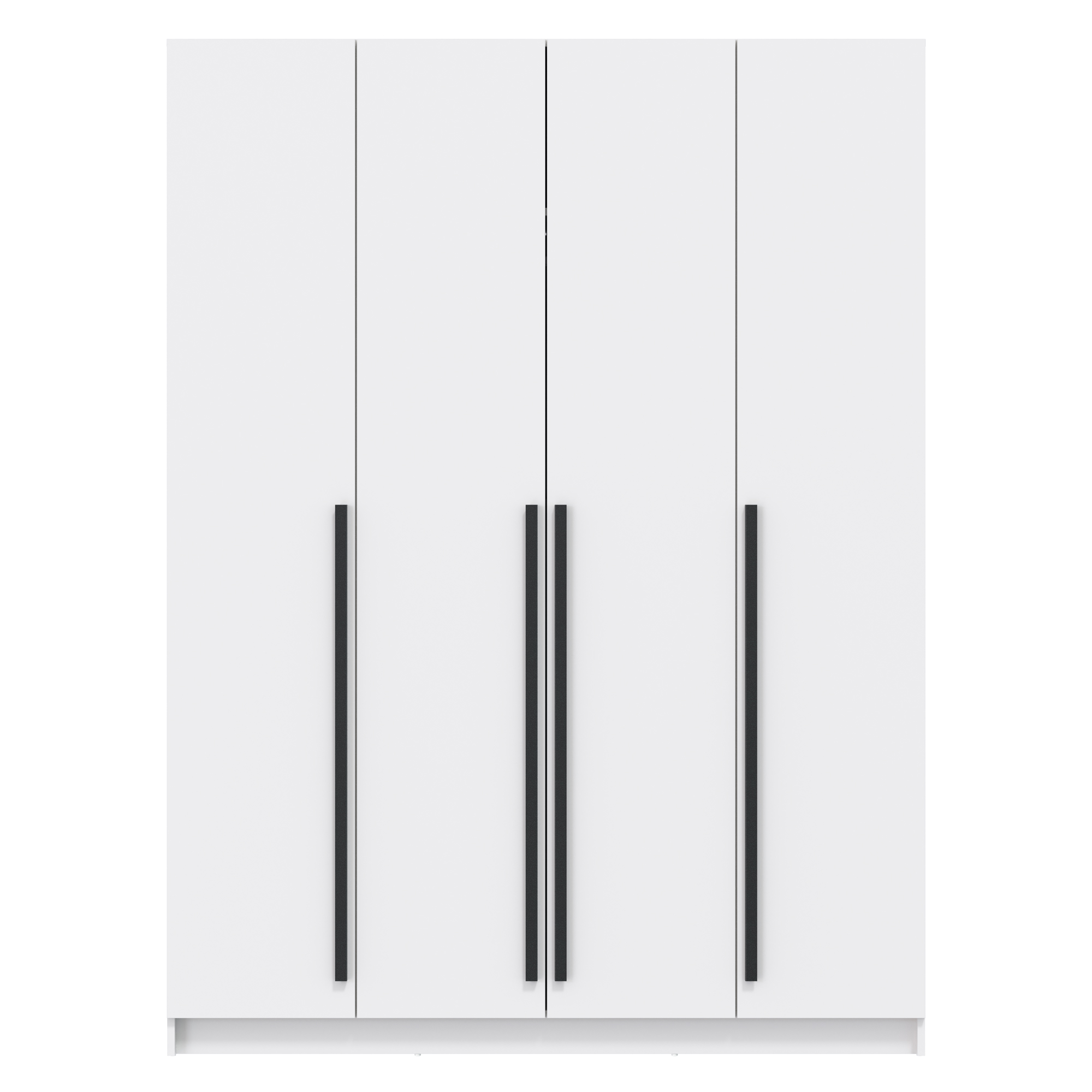 Шкаф для одежды 67.16 "Брандо" (4-х дв.) (ЛДСП белый) (h2150)