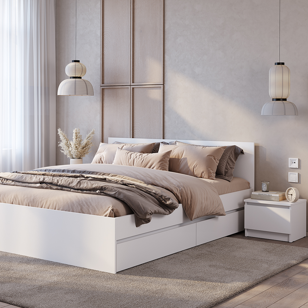 "Симпл" Тумба прикроватная ТБ-11 Белый