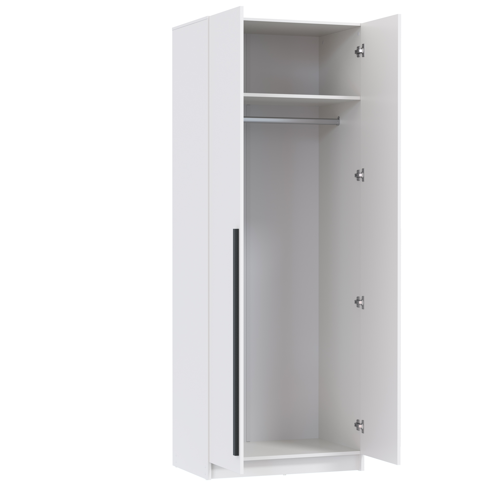 Шкаф для одежды 67.17 "Брандо" (2-х дв.) (ЛДСП белый) (h2150)