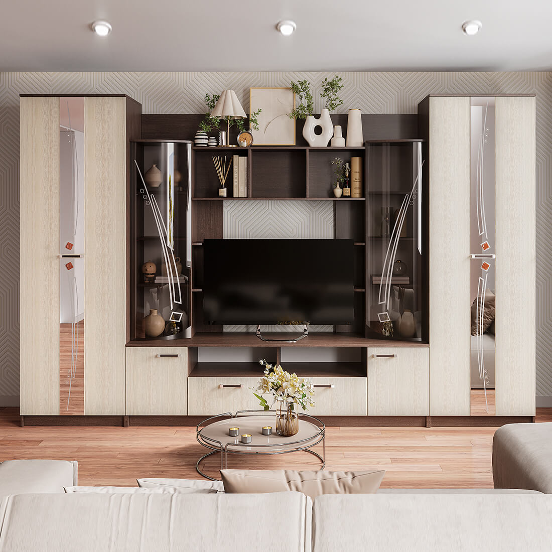 "Венеция" ЛДСП Гостиная 3,4 