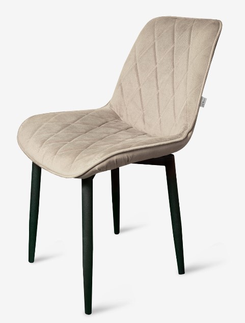 Стул "Оскар" на черных матовых ногах (Опора №2)