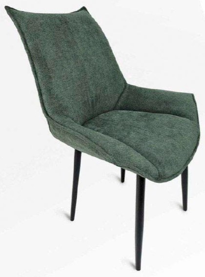 Стул "Лофт" на черных матовых ногах (Опора №2)