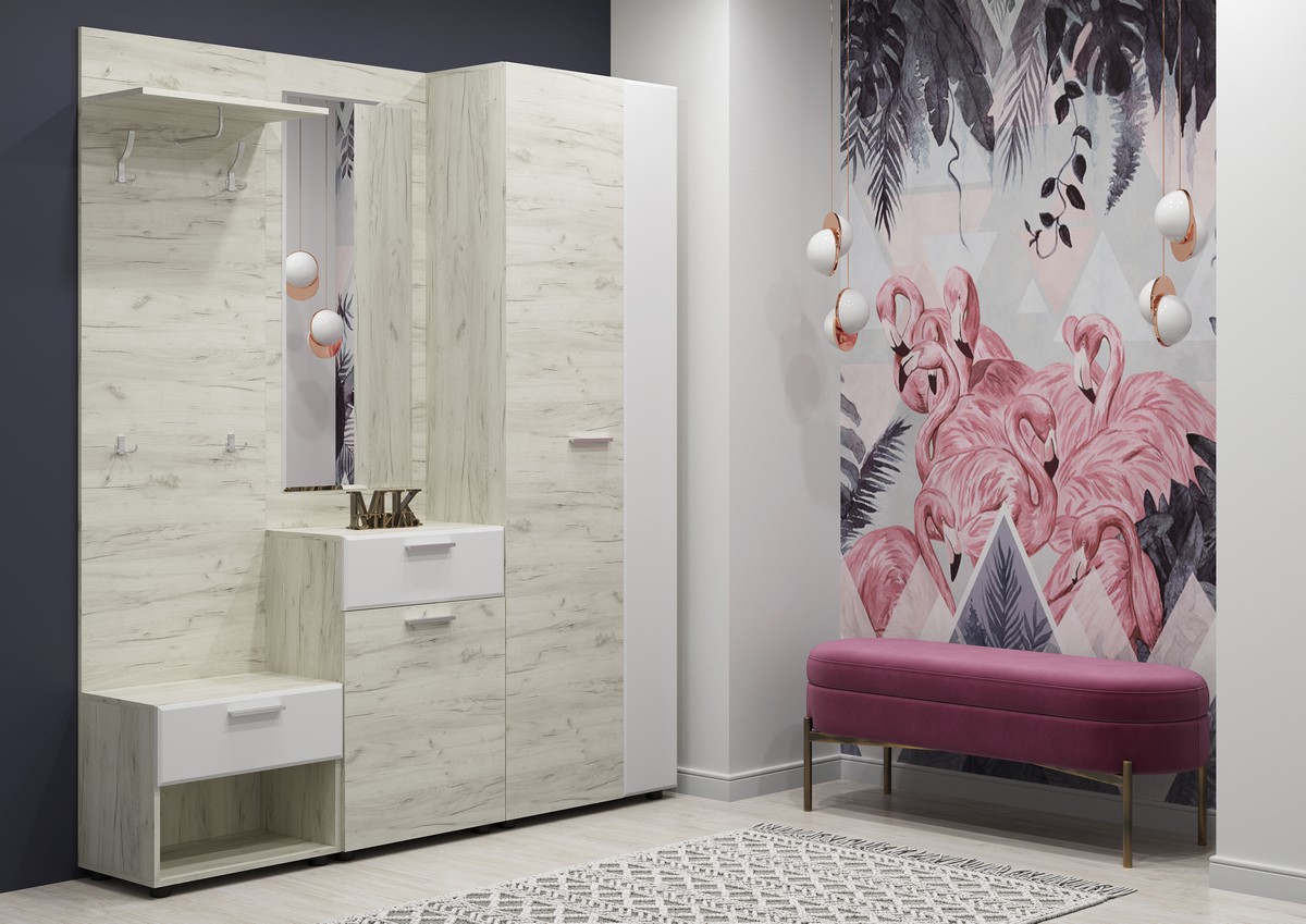 "Сафари" Тумба с вешалкой ТМ-003