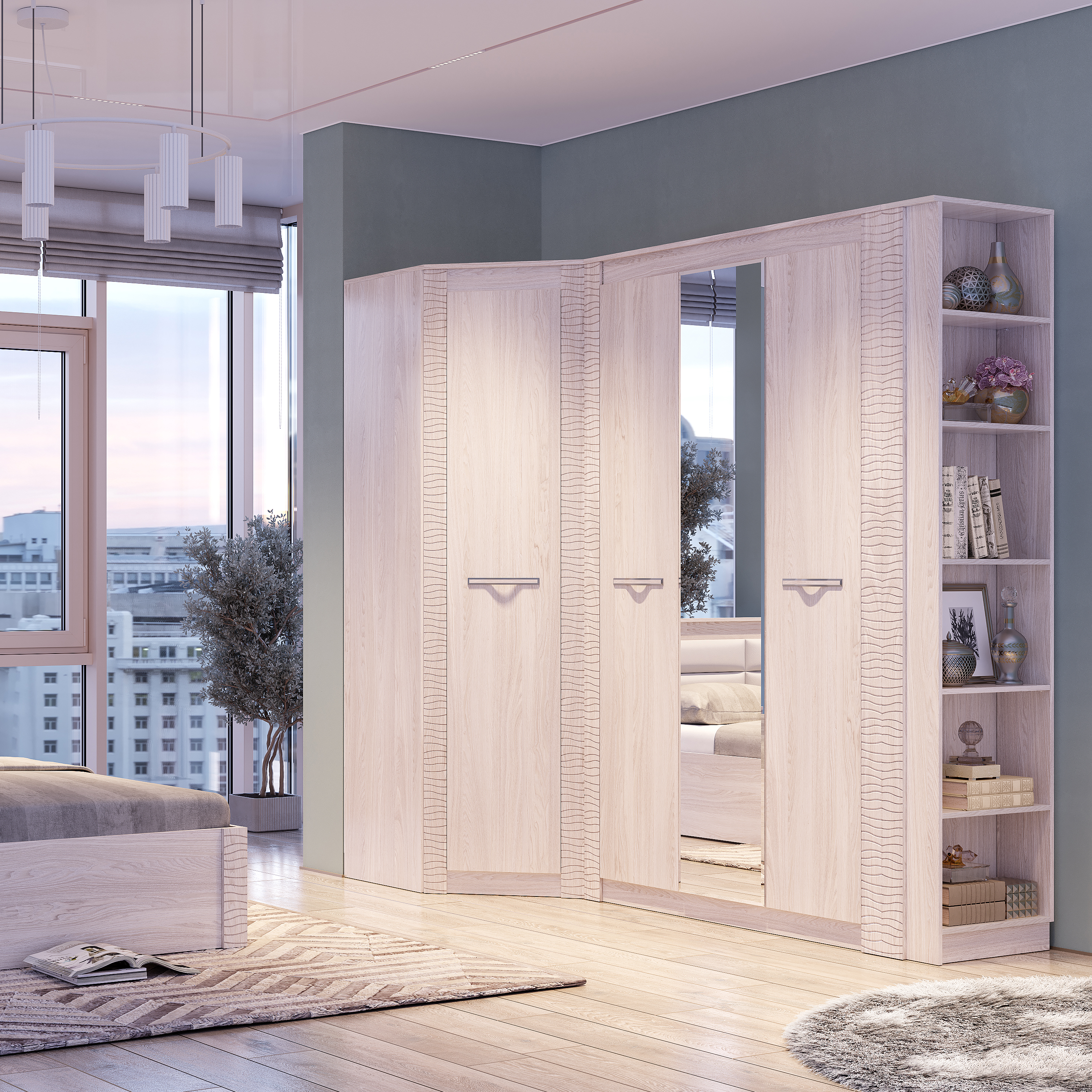 "Монако" Пенал ПН-19 Ясень