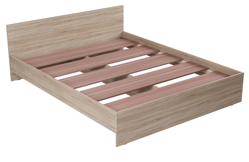 Кровать ЛАЙТ  КР-005 (Прямоугольный щиток) 1640 мм