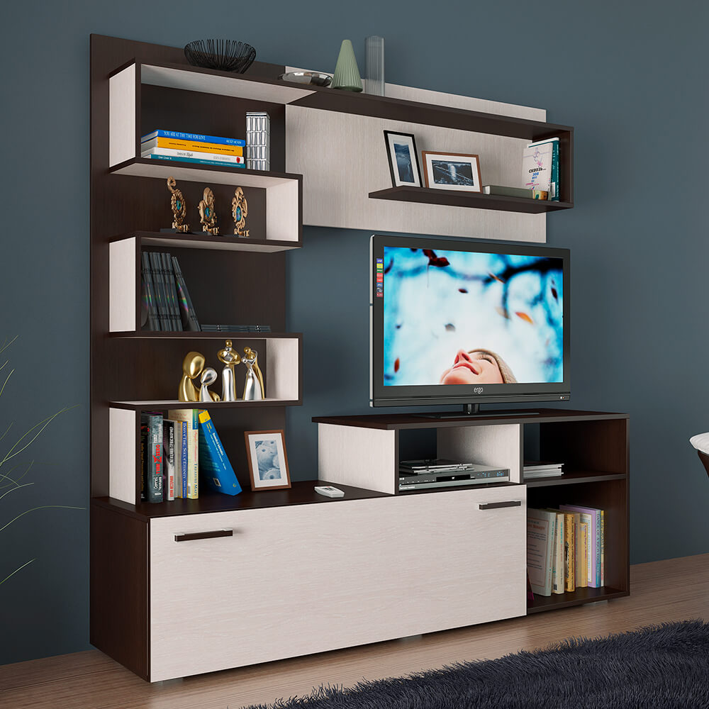 "Евро" ЛДСП Гостиная 1,66 (Венге/лоредо) СНЯТО