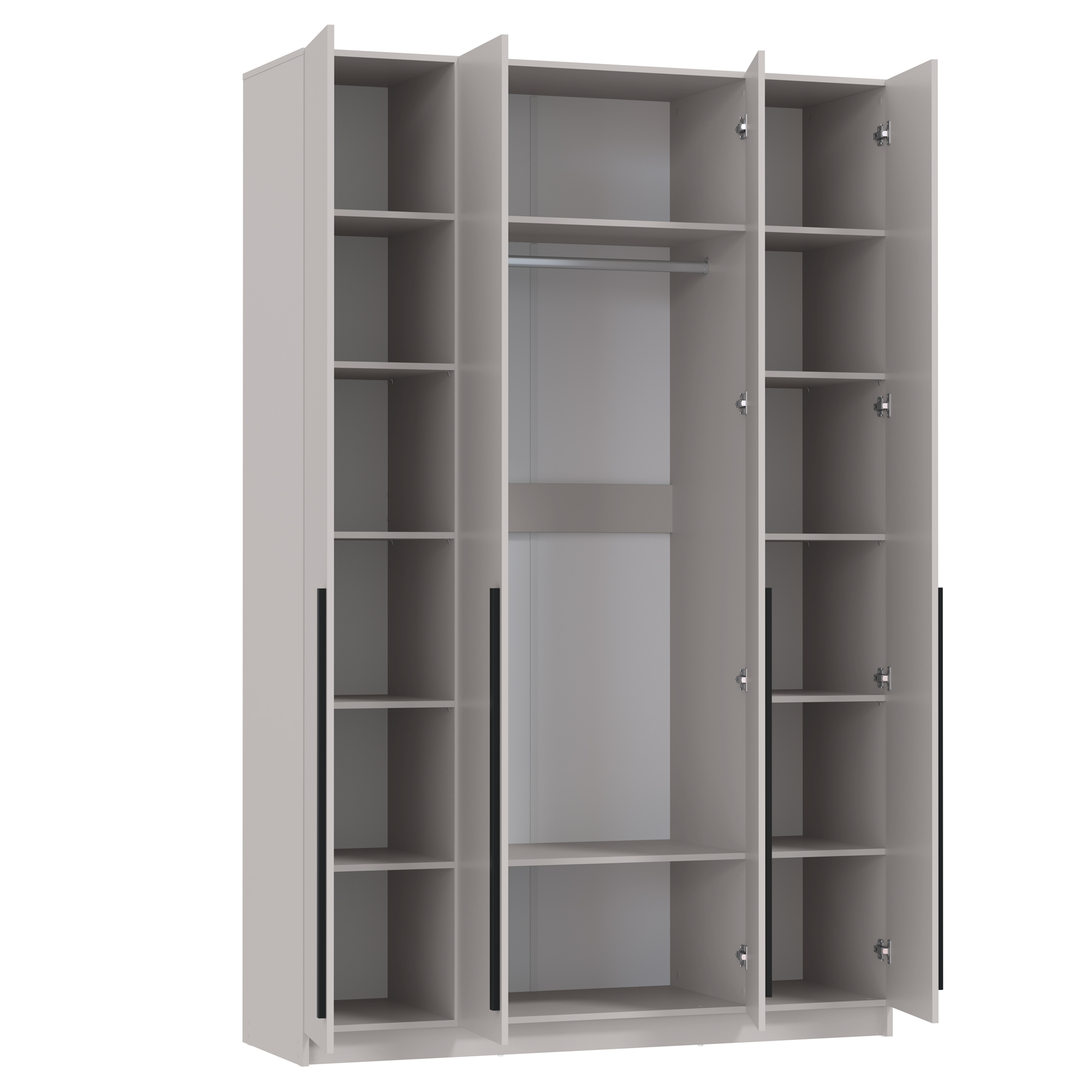 Шкаф для одежды 67.09 "Брандо" (4-х дв.) (ЛДСП кашемир) (h2500)