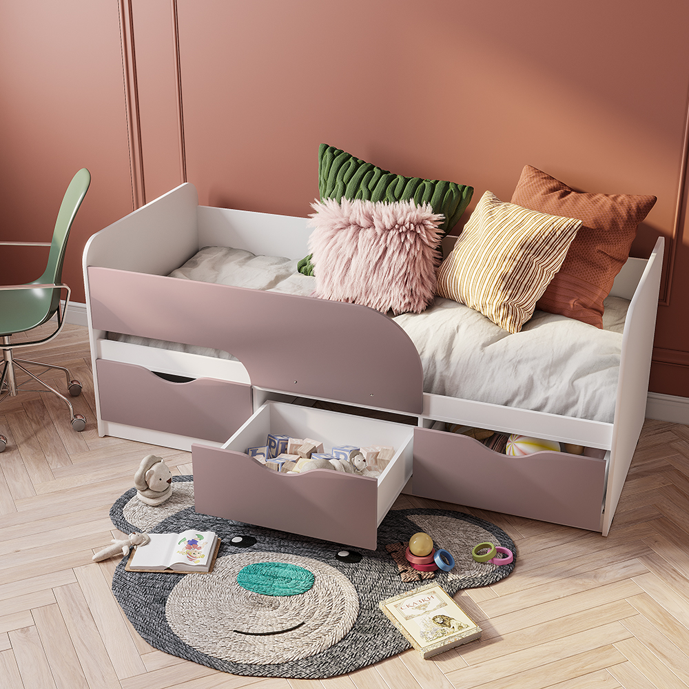 Кровать "Стандарт" КР-022 Шарли пинк MF-13