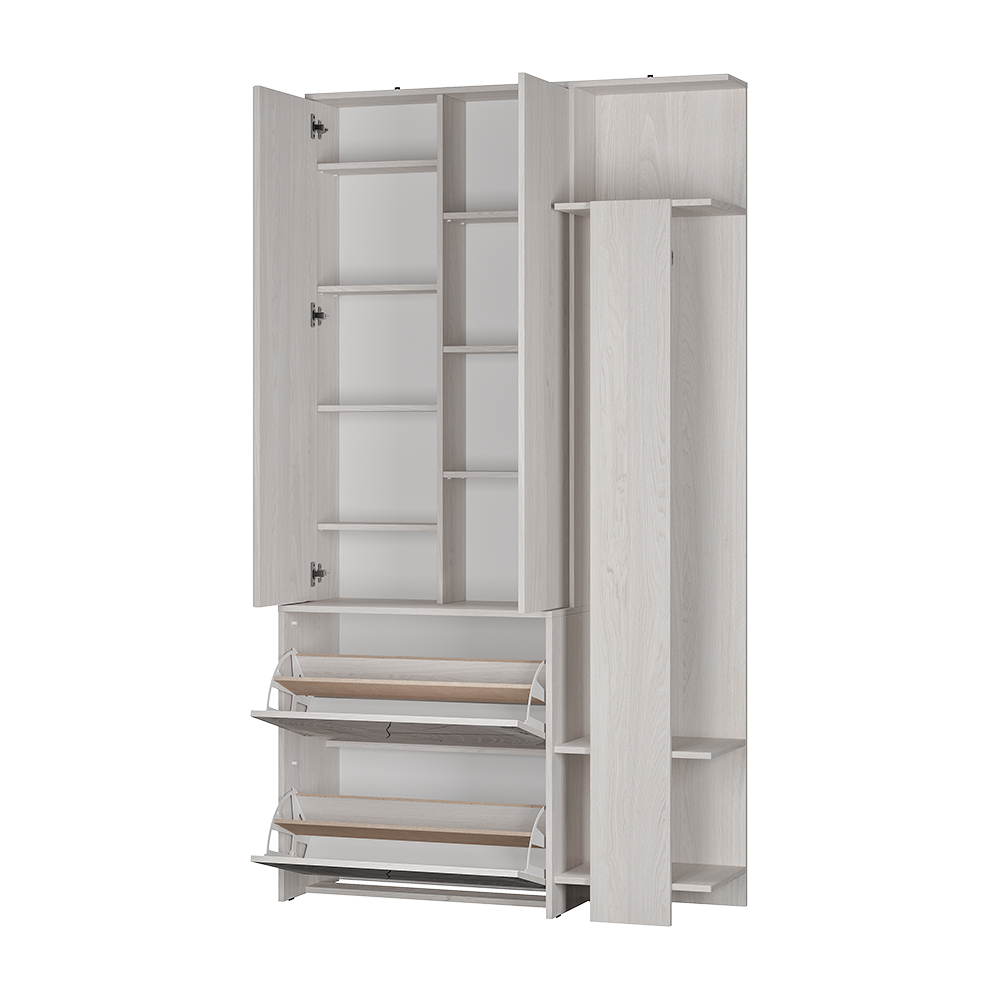 "Россо" Прихожая ПР-05 Ясень белый