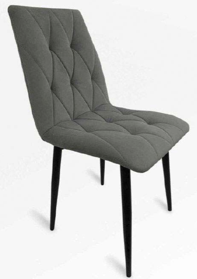 Стул "Хилтон" на черных матовых ногах (Опора №2)