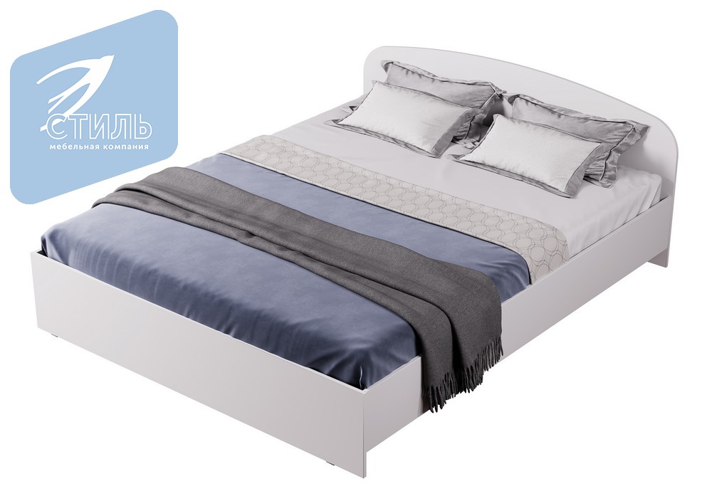 Кровать ХЛОЯ  КР-005 (Закругленный щиток) 1640 мм