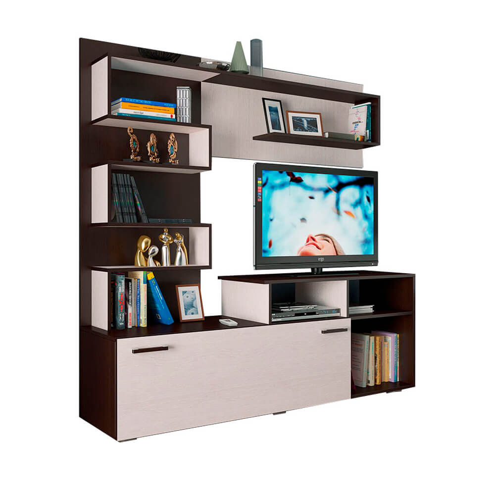 "Евро" ЛДСП Гостиная 1,66 (Венге/лоредо) СНЯТО