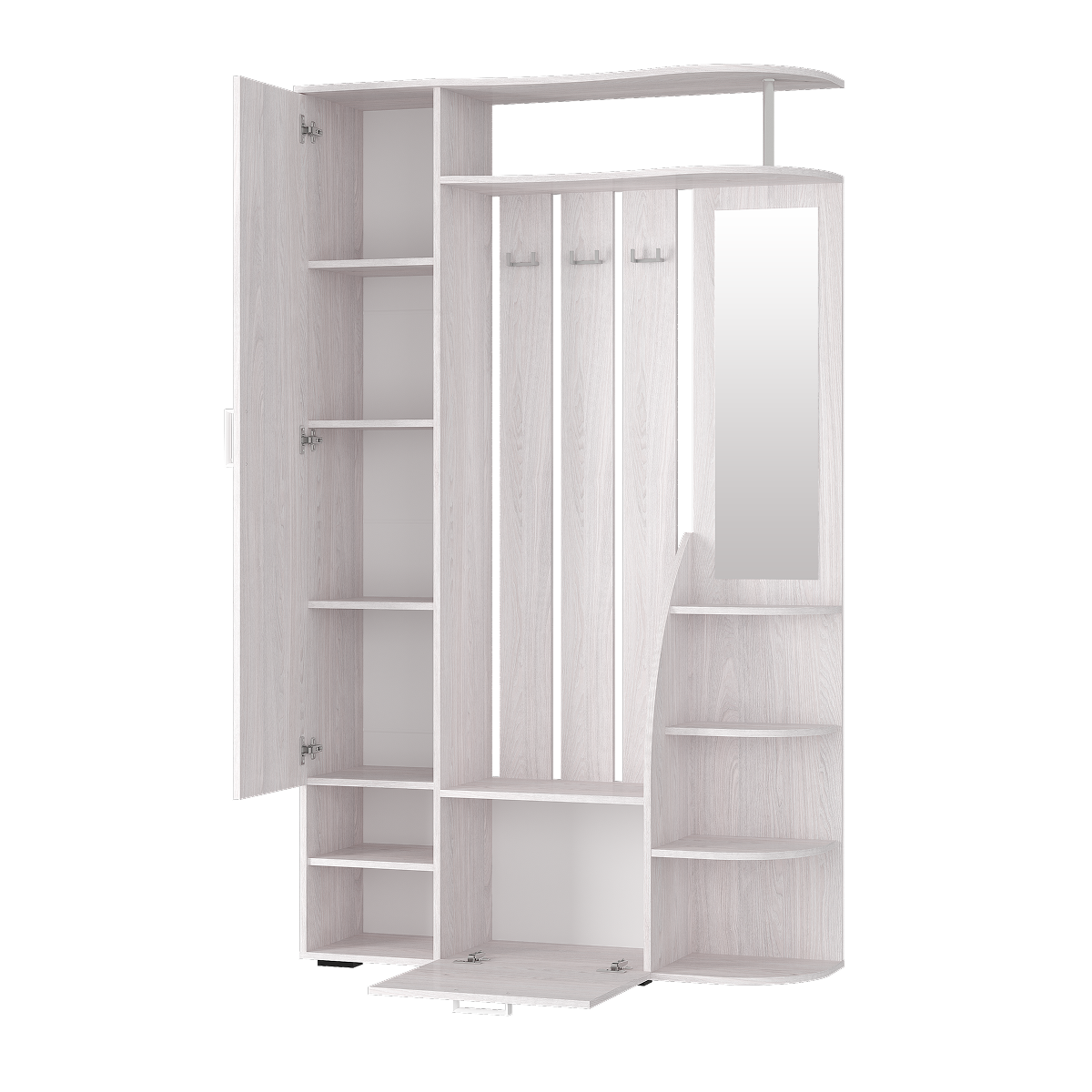 "Анора" Прихожая ПР-03 Ясень белый