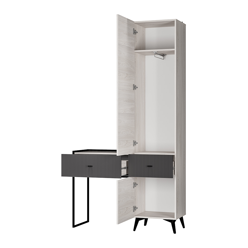 "Норд" Прихожая ПР-06 ясень белый/маренго