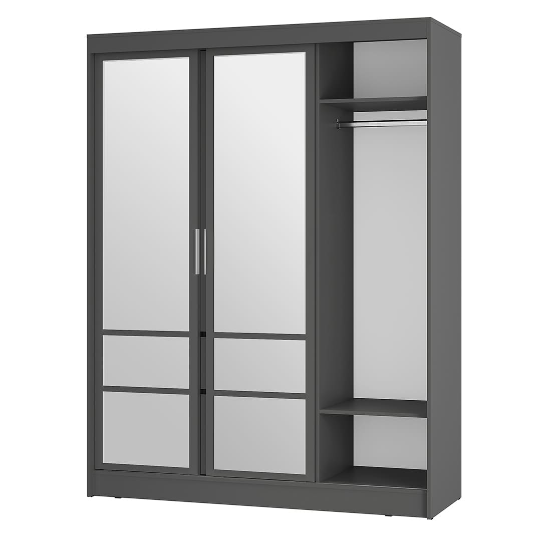 "Симпл" Шкаф-купе ШКК-06  Графит