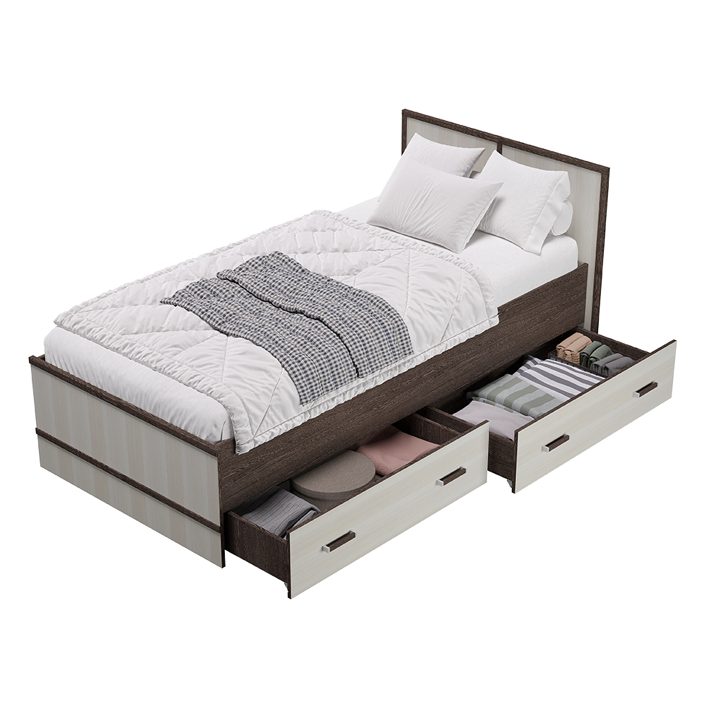 "Сакура" LIGHT Кровать 0,90 (Венге лоредо)