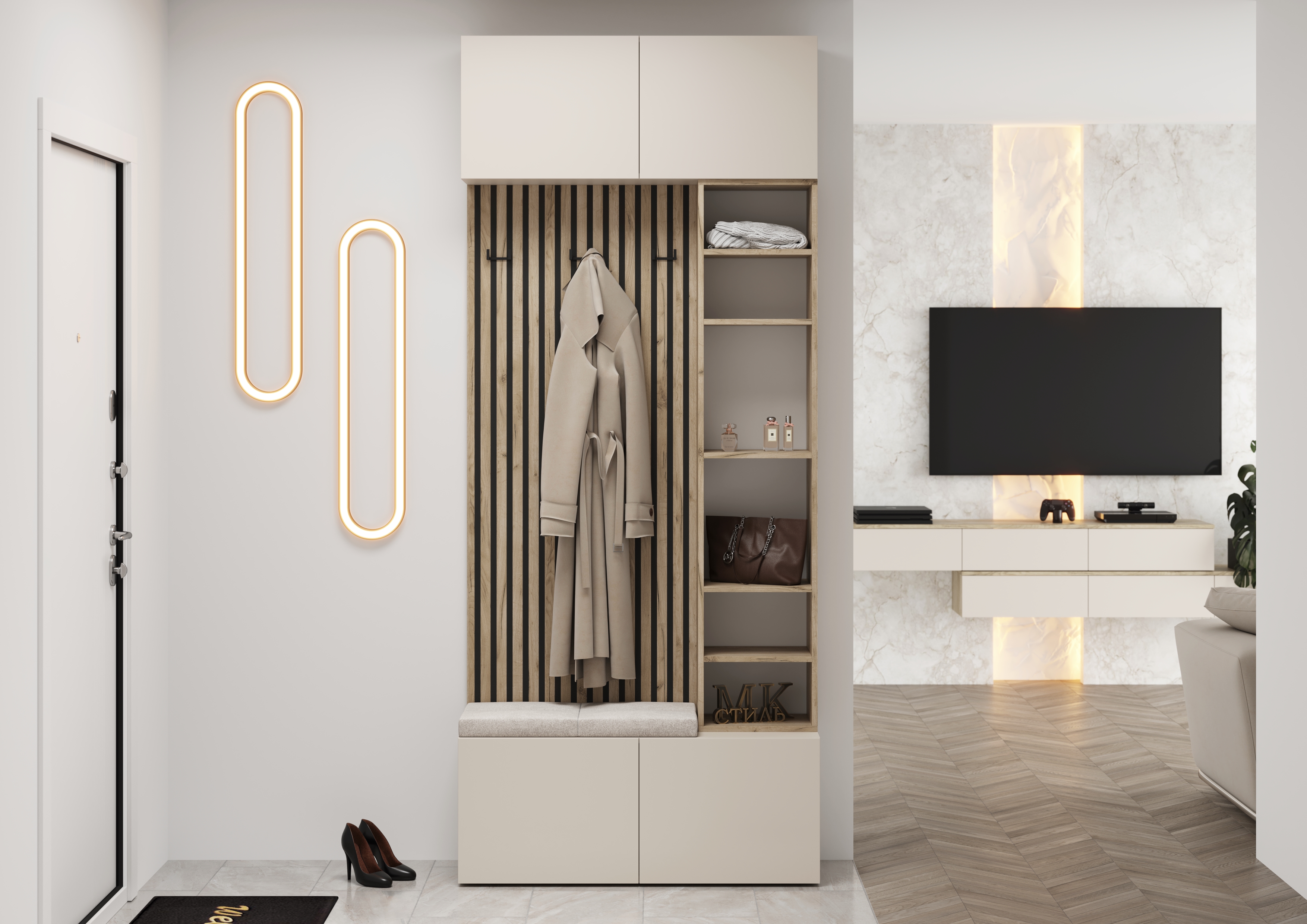 "Бохо" Прихожая НМ-2