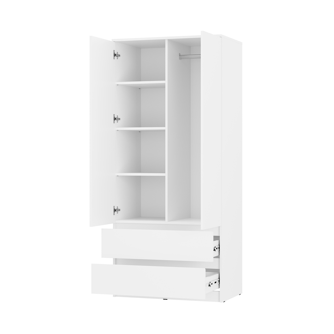 "Симпл" Шкаф 2-х створчатый ШК-03 Белый