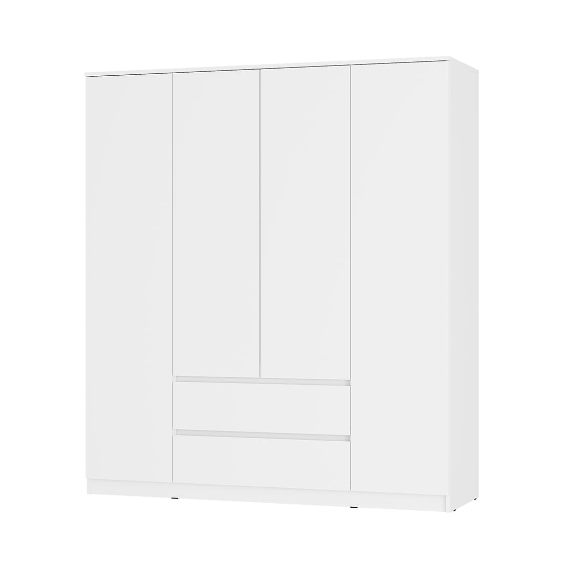 "Симпл" Шкаф 4-х створчатый ШК-13 Белый