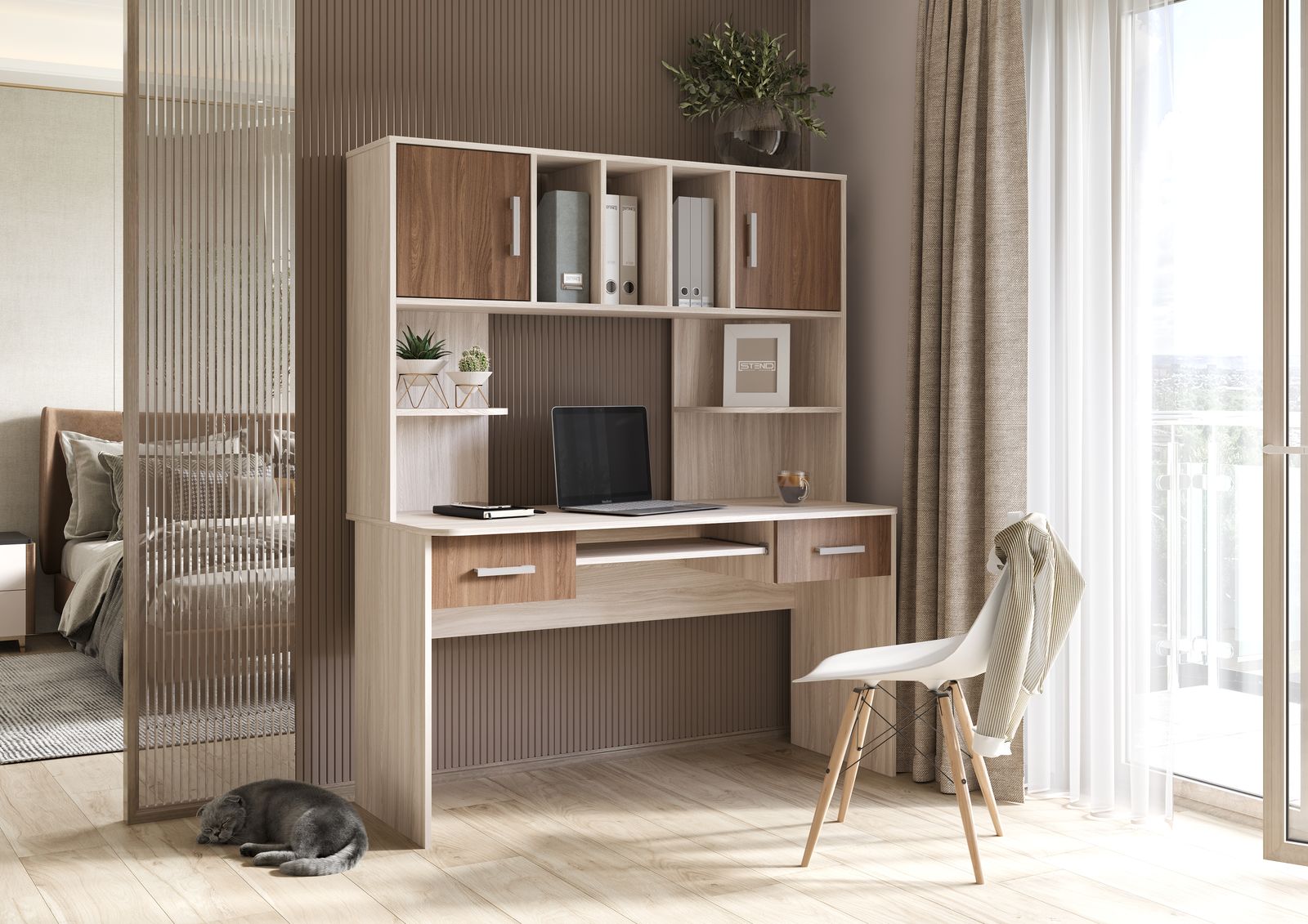 СТОЛ №8 (1,4х1,7х0,6) ШИМО ТЕМН/ШИМО СВЕТЛ