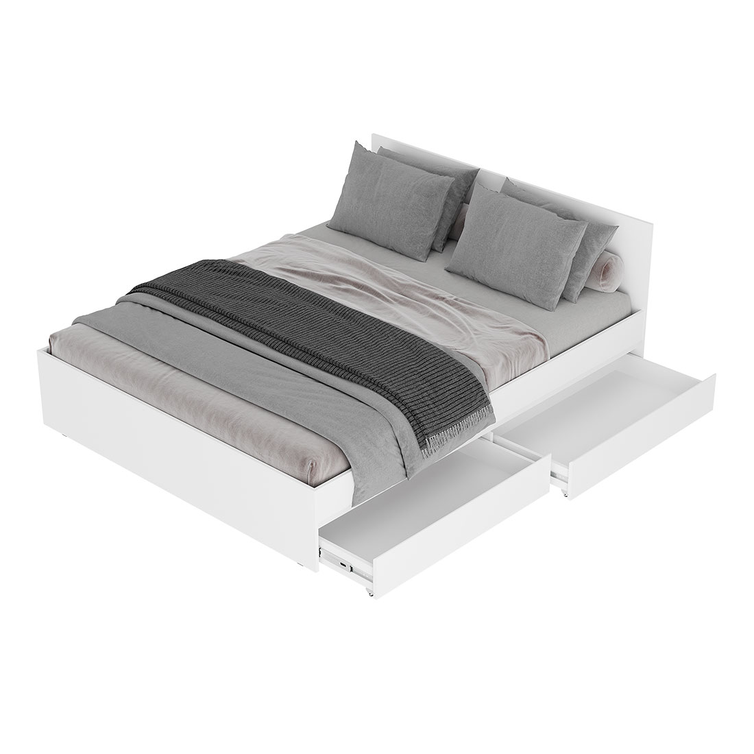 "Симпл" Кровать 1,40 КР-12 Белый