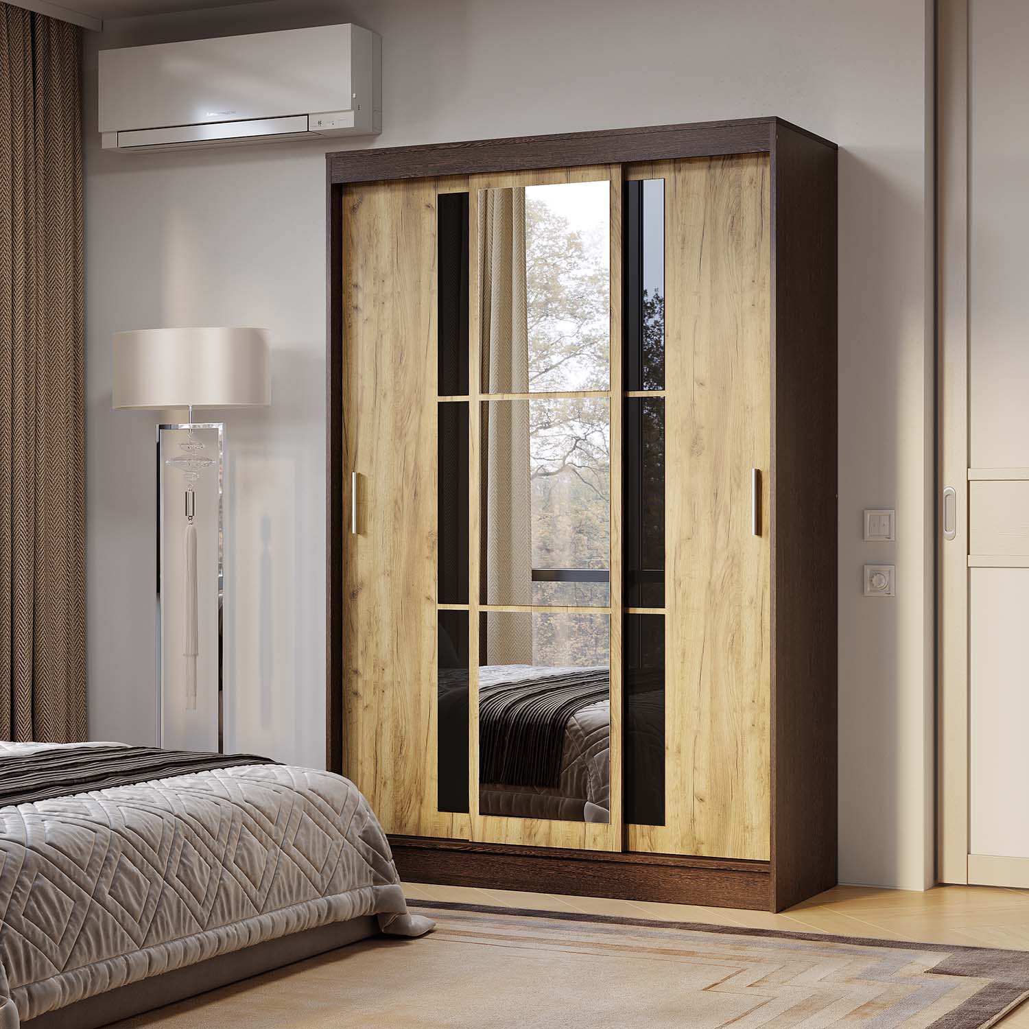 "Денвер" Шкаф-купе ШКК-03 Венге/крафт