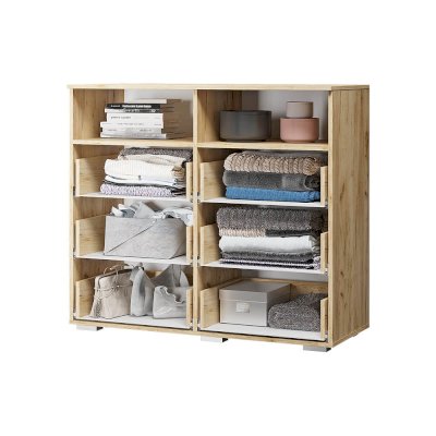 "Азаро" Комод "BTS"  Крафт/белый глянец  СНЯТО