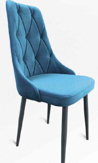 Стул "Граф" на черных матовых ногах (Опора №2)