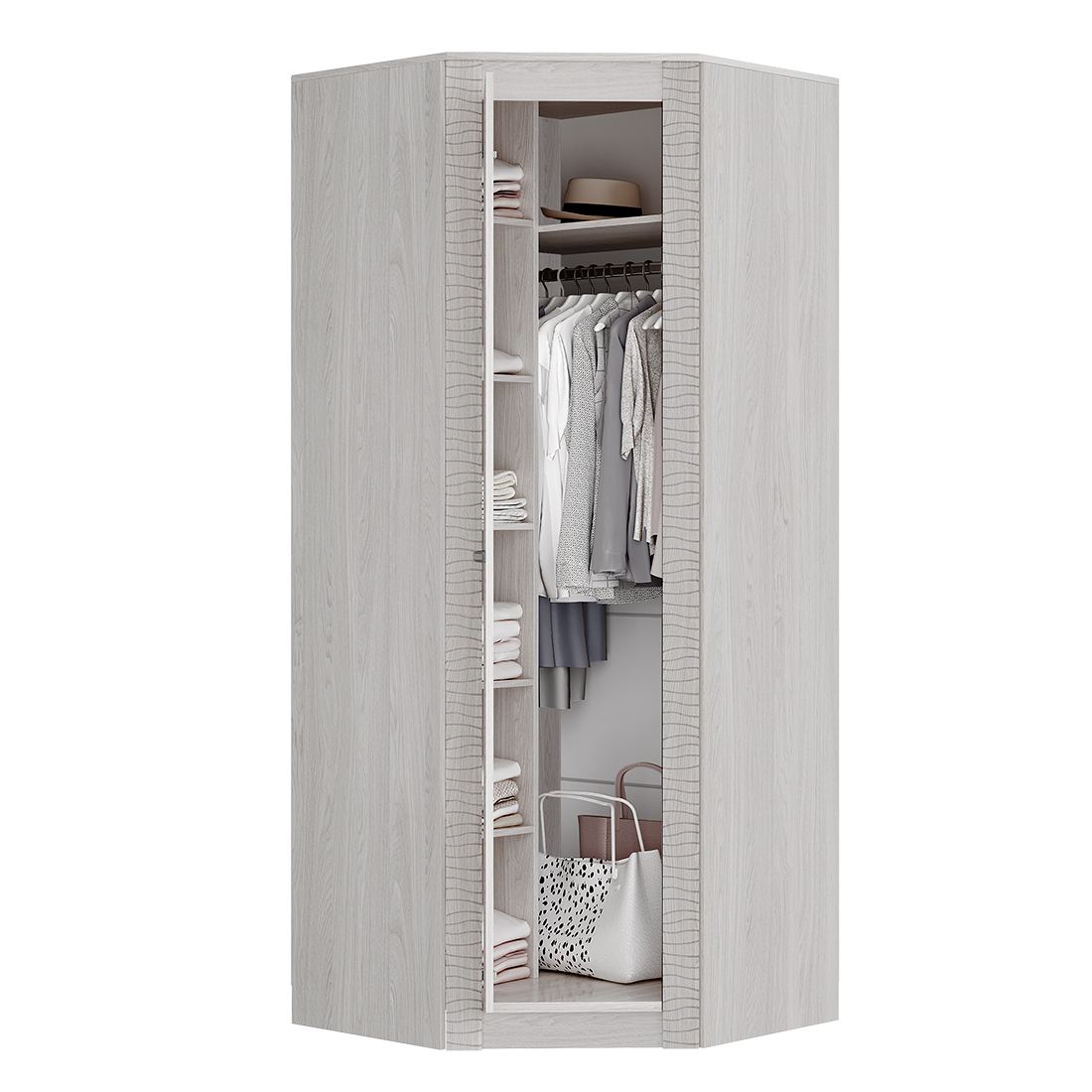 "Монако" Шкаф угловой ШК-42 Ясень