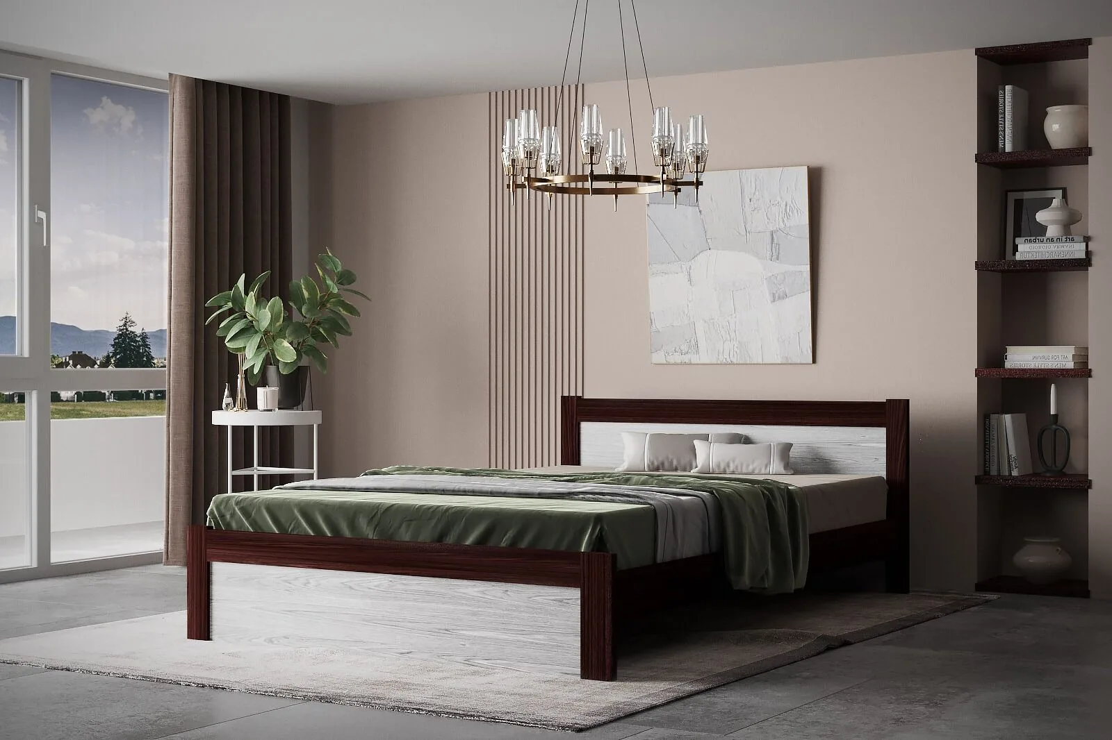 Катрин-4 БЧМ Кровать 0, 9  каркас