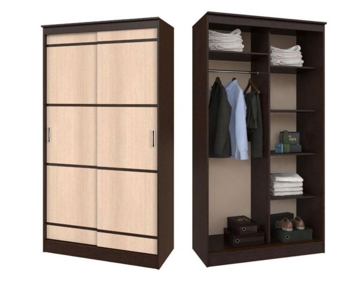 "Сакура" Шкаф-купе 1,14 (Венге лоредо)