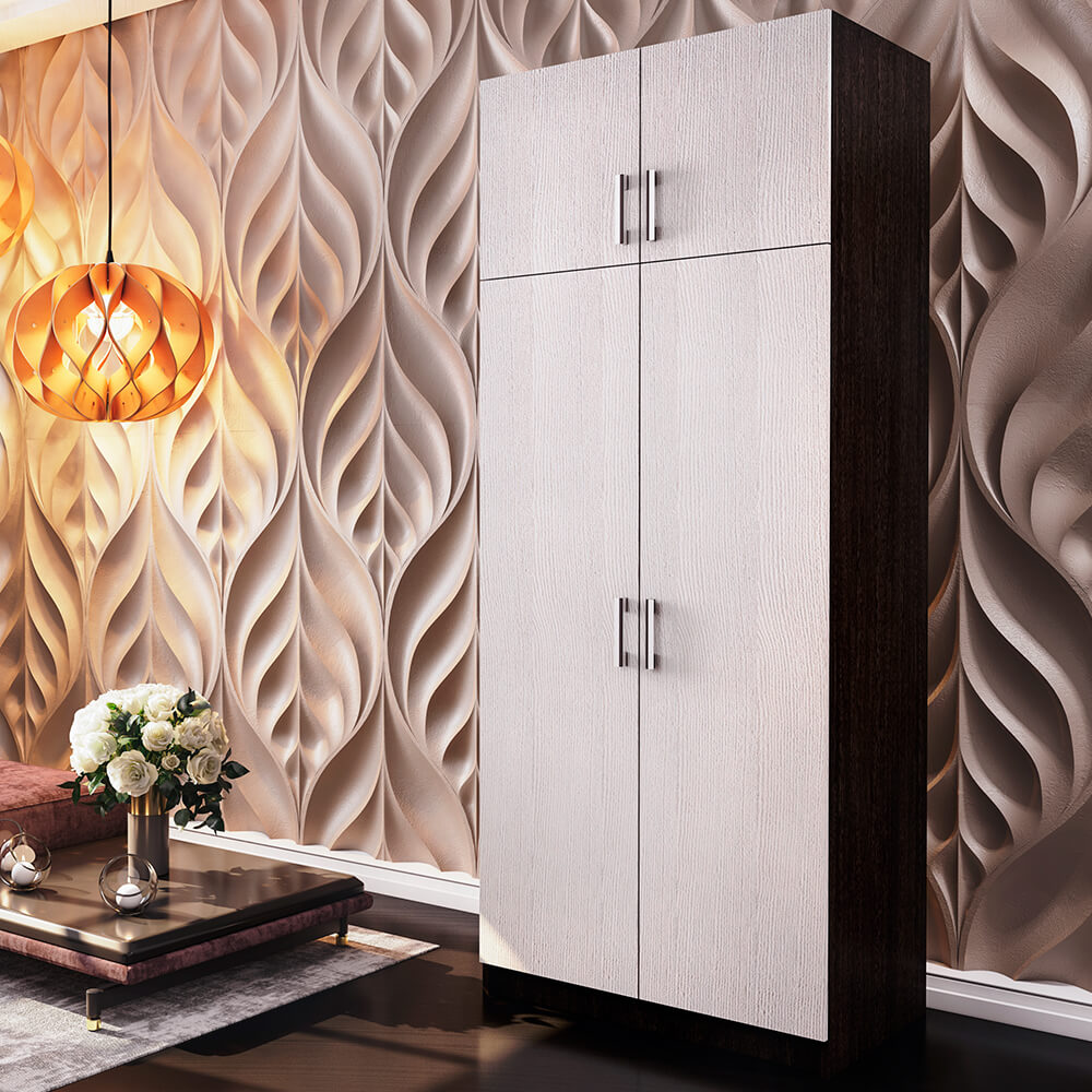 Шкаф 2-х ств.с перегородкой (800х2100х560) 