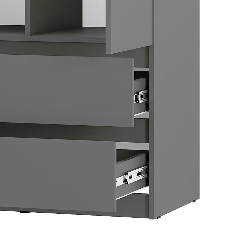 "Симпл" Шкаф 2-х створчатый ШК-03  Графит