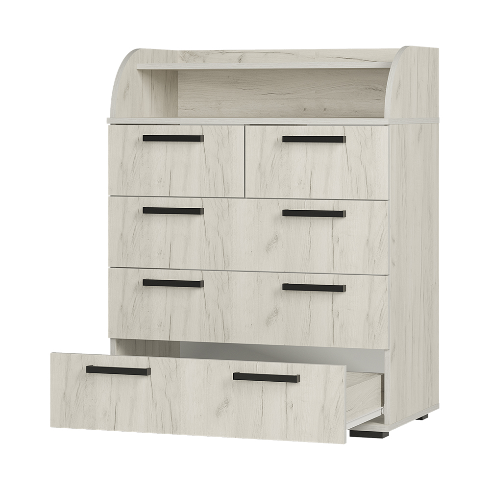 "Стандарт №1" Комод (Дуб крафт белый) 