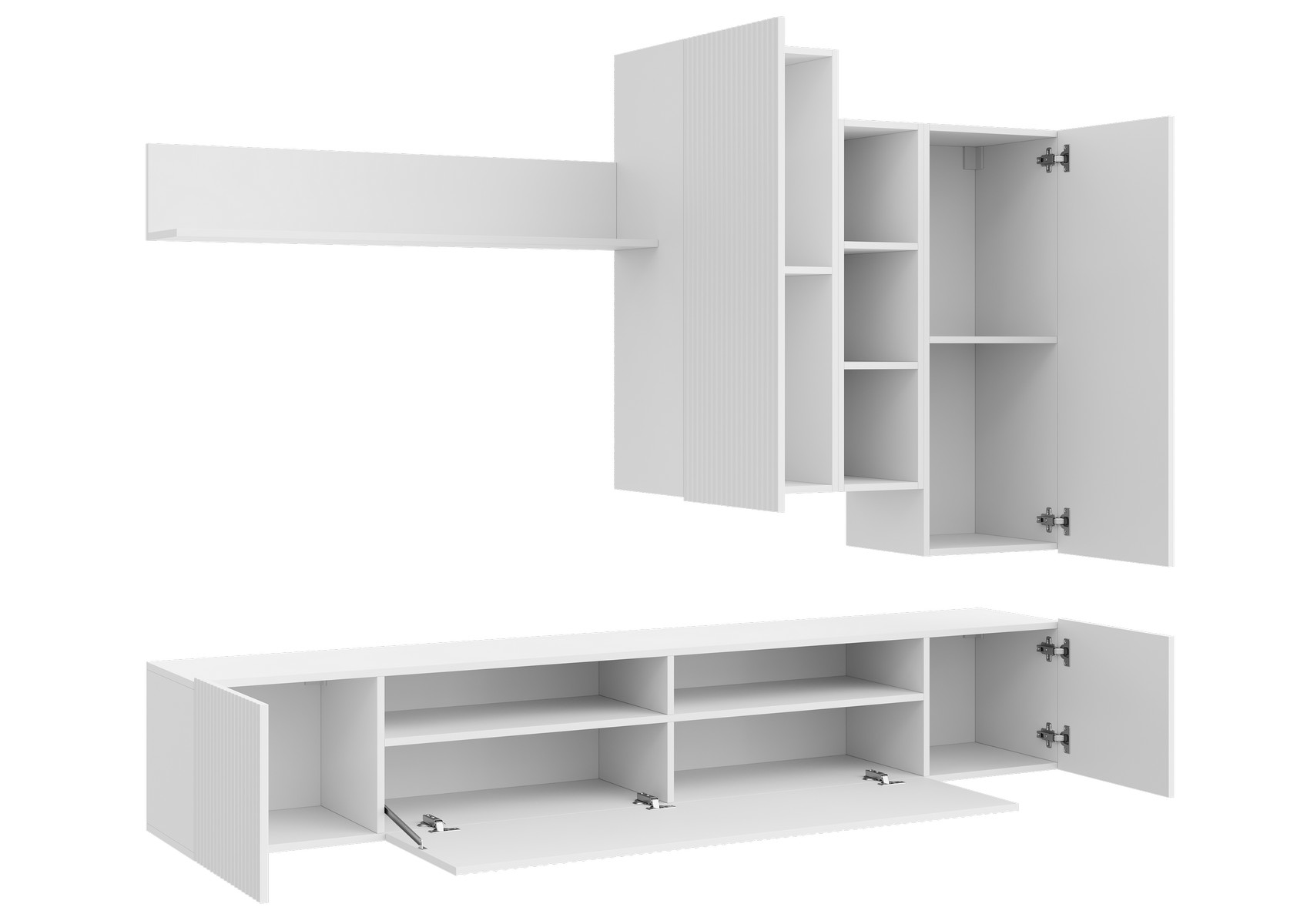 СКАНДИ СТЕНКА МДФ НМ-001