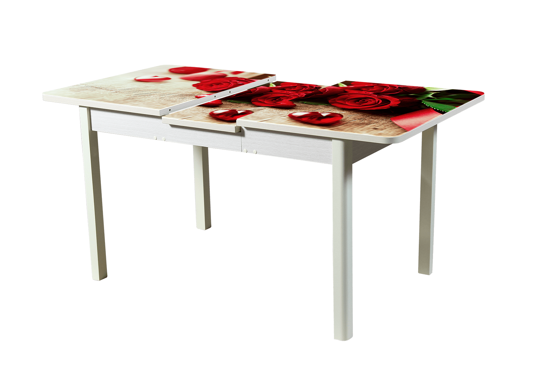 "ЛЮКС 1,52" Стол раздв. (1,2*1,52*0,8) ЭМАЛЬ  D50