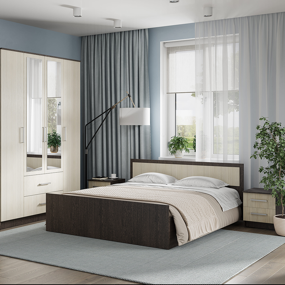 "Фиеста" LIGHT Кровать 1,20 (Венге лоредо) 