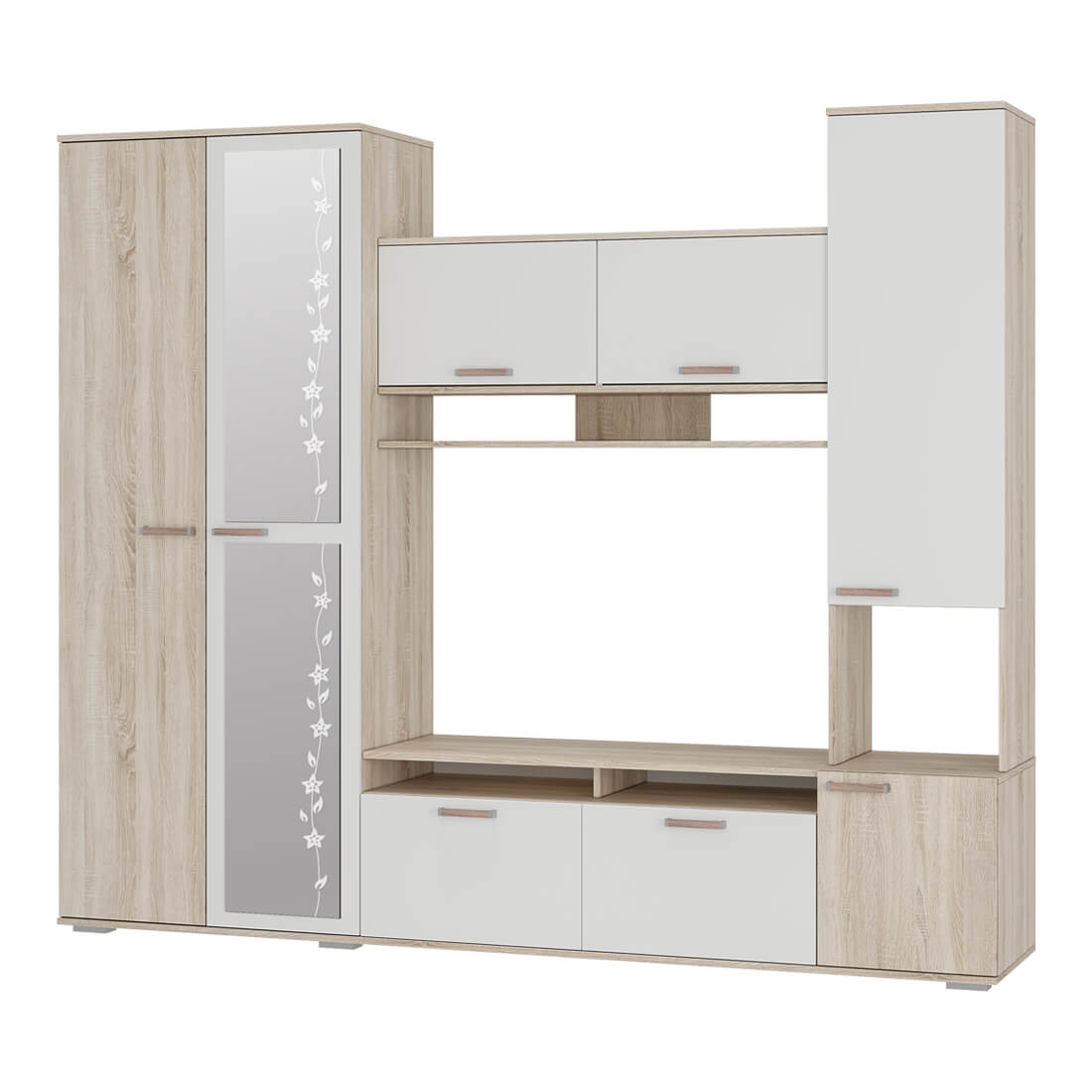 "Лукас" Гостиная (Сонома/Белый)