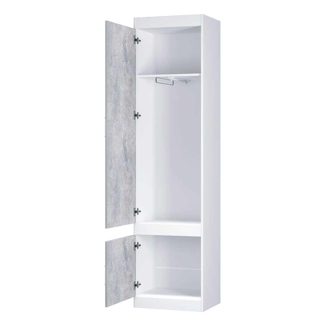 "Паскаль" Шкаф (пенал) для белья закрытый "BTS" 