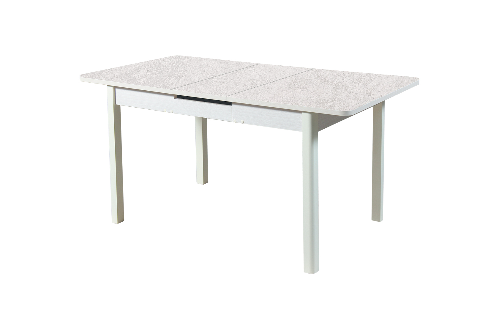 Стол "ЛЮКС 1,52 ПЛАСТИК" раздвижной (1,2*1,52*0,8) опора полуовал массив дерева