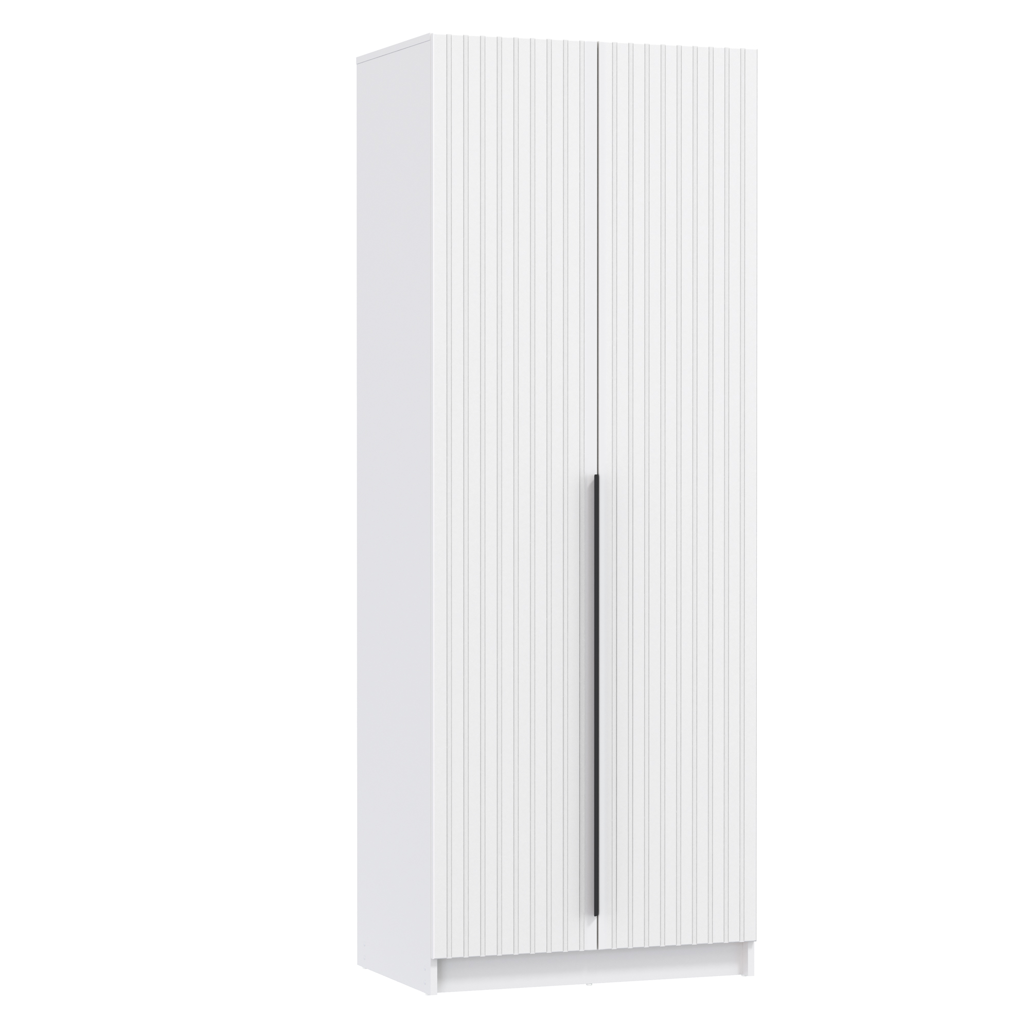 Шкаф для одежды 67.17 "Брандо" (2-х дв.) (МДФ ПВХ белый матовый) (h2150)