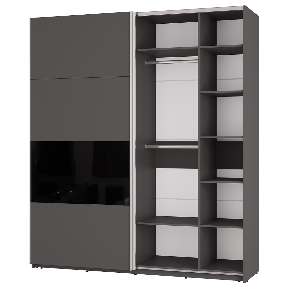 "Харви" Шкаф-купе ШКК-10 Графит