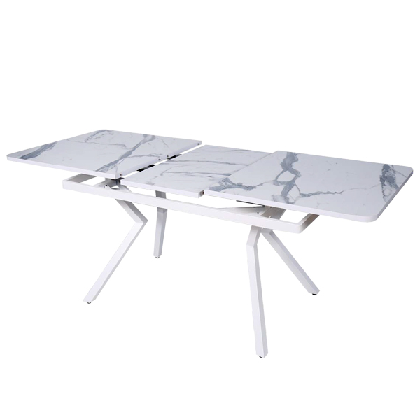 Стол "ЛОФТ-ЛЮКС 1,8" раздвижной пластик (1,4*0,8*1,8) опора Изогнутая Квадрат