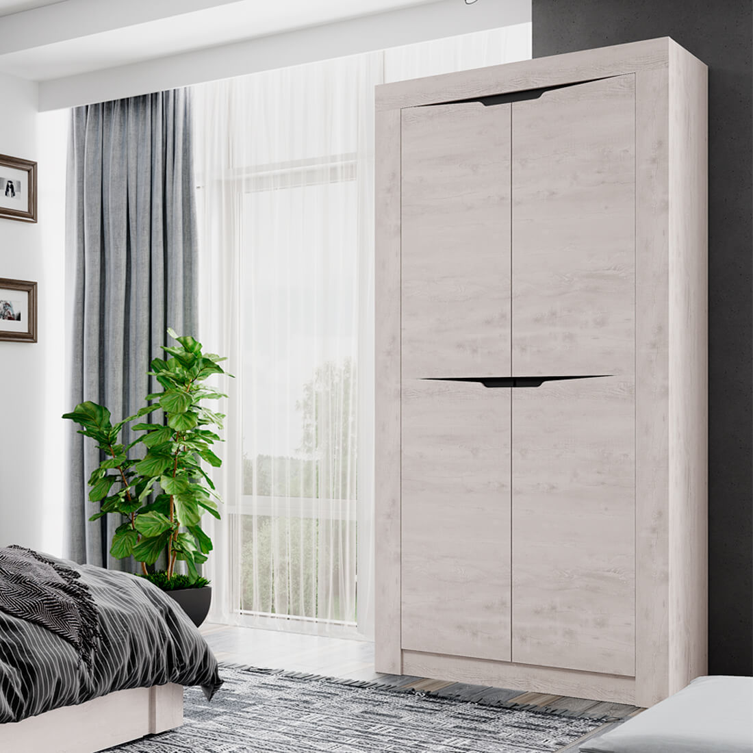 "Леонардо" Шкаф 2-х ШК-36