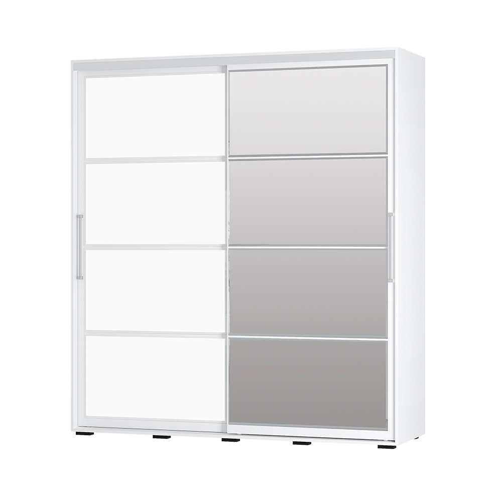 Шкаф-купе "Крафт-6" (1962х2176х591)  БЕЛЫЙ