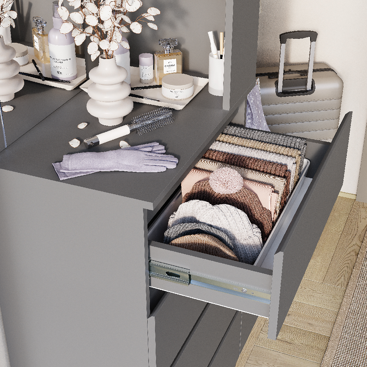 "Симпл" Прихожая ПР-04  Графит