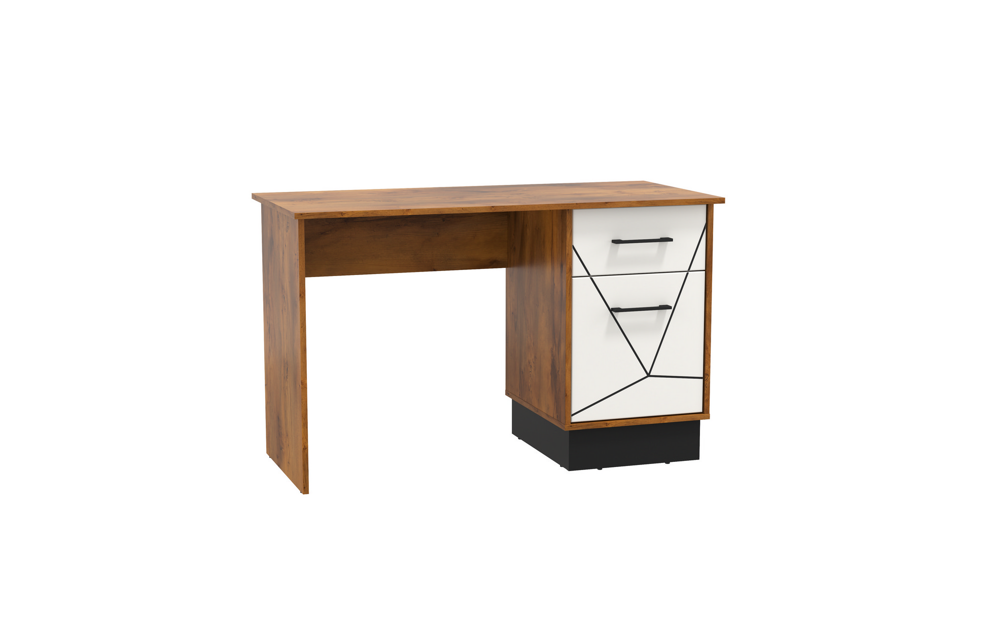 54.18 Стол письменный "Гамма" (таксония / черный / белый)