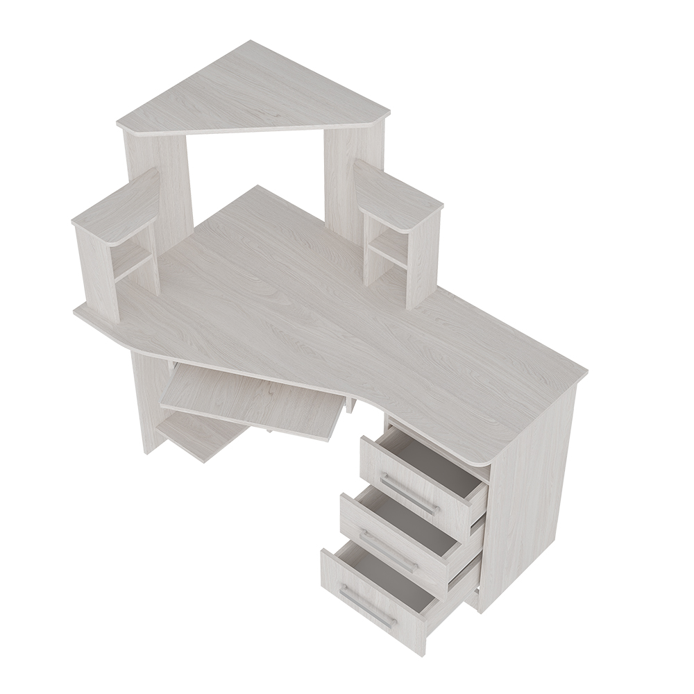 "Каспер" Стол компьютерный (ясень белый) 